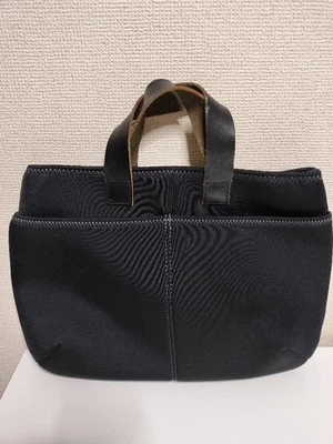 Bolsa tote Tricot Comme Des Garcons preta casual feminina feita no Japão - Imagem 1 de 4