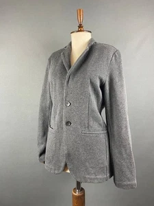 Hugo Boss Damen Blazer Jacke Größe L Grau Baumwolle Langarm Knopf - Bild 1 von 18
