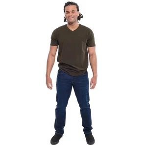 The Perfect Jean NYC Athletic Fit Denim Jeans Herren 33x28 Mariner Dunkelblau Neu - Bild 1 von 12