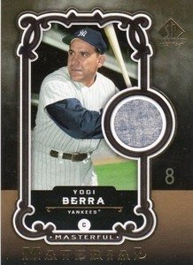 2007 SP LEGENDARY CUTS MASTERFUL MATERIAL YOGI BERRA #MM-YB