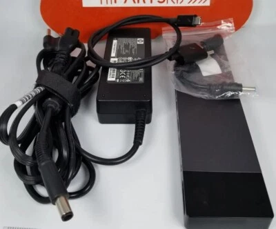Cable estación base HP Elite Zbook Thunderbolt 3 90W cargador y adaptadores Foto 1 de 4