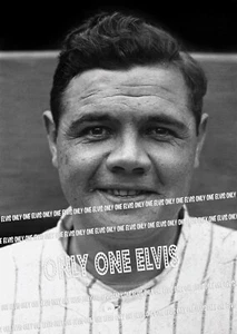 1927 BASEBALL Great "BABE RUTH (PHOTO) NEW YORK YANKEES Close-Up - Picture 1 of 1
