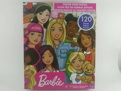 Barbie 120 Piece Kids Poster Sized Jigsaw Puzzle - Image 1 of 4