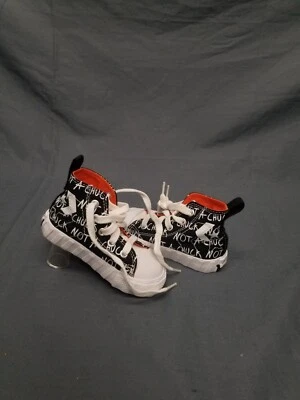 Converse UNT1Tl3D Not A Chuck High Top Black Lace Up Infant Size 5 NEW IN BOX! - Image 1 of 4