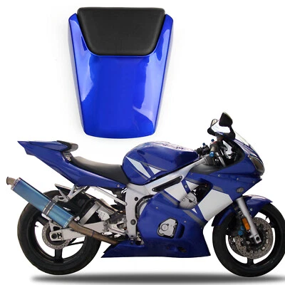 Rear Pillion Seat Cowl Fairing Cover For Yamaha YZF R6 1998-2002 Blue US Foto 1 de 4