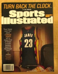 2014 Sports Illustrated Turn Back The Clock Cleveland Cavaliers Lebron James - Picture 1 of 12