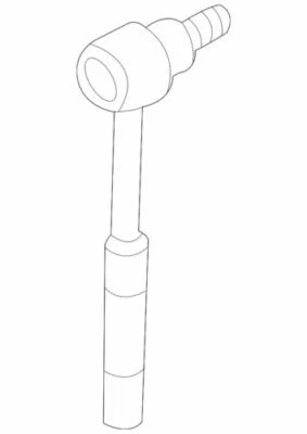 Conjunto de barra de enlace estabilizadora de acento original Hyundai 2000-2005 55830-25000 Foto 1 de 2