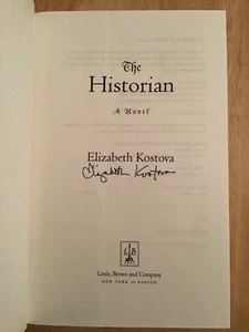 SIGNED by Elizabeth Kostova - The Historian : A Novel HC 1st/1st + Pic - Picture 1 of 11