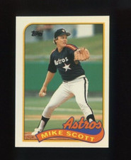 1989 TOPPS TIFFANY #180 MIKE SCOTT HOUSTON ASTROS