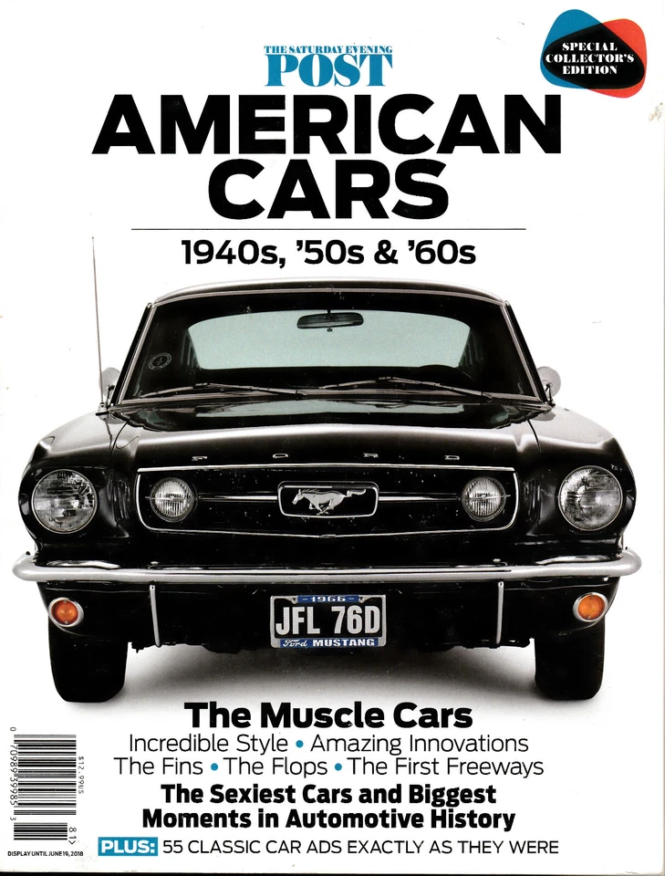 The Saturday Evening Post   American Cars,   Special Collector's Edition,  2018 - Image 1 of 1