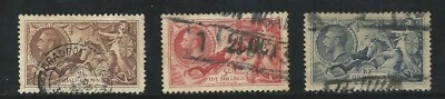 Great Britain: 1919; set Britannia rule the waves, type 3, used, EBGB088 - Image 1 of 2
