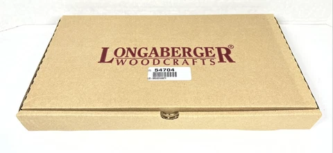 NEW Longaberger Bread Vanity Basket Woodcraft Lid With Knob #54704 LID ONLY Cover
