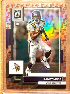 2022 Donruss Optic - Randy Moss - 100 One Hundred Emoji Prizm SSP 💯
