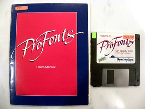 AMIGA Pro Czcionki Podręcznik oprogramowania 1000/3000/4000/1200/2000/1200/600 - Zdjęcie 1 z 3
