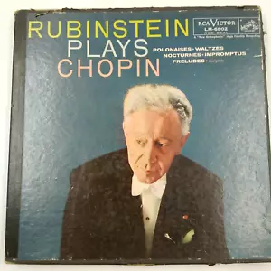 Rubinstein Plays Chopin LM-6802 LP RECORD VINYL 1977 Box Collection - Picture 1 of 18