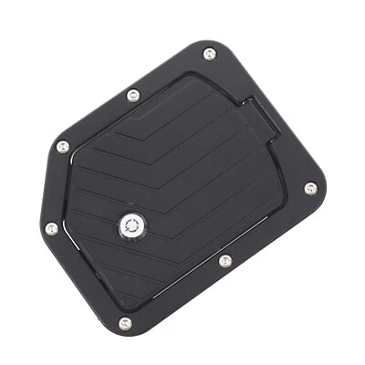 Se adapta a Nissan TITAN 2016-2023 bloqueo tapa del tanque de combustible de gasolina tapa de puerta de seguridad aluminio Foto 1 de 4