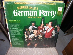 PAUL MANN, Recorded Live At A German Party, Polka Music, Tifton # 55 - Picture 1 of 2