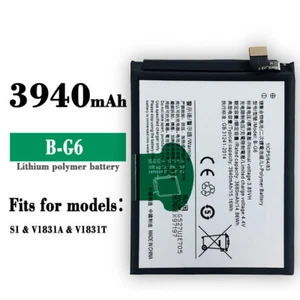 100% Latest Battery For VIVO S1 V1831A V1831T Mobile Phone B-G6 Internal 3940mAh - Picture 1 of 5