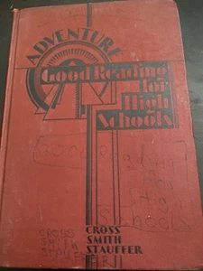 Adventure - Good Reading For High Schools - 1930 - Cross, Smith, Stauffer - Picture 1 of 2