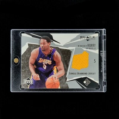 Robert Horry ✅️- 2003 NBA Upper Deck Black Diamond Single Diamond Jersey #BD-HO - Image 1 of 2
