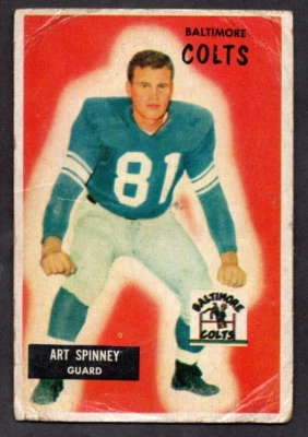 1955 Bowman #107 Art Spinney POOR - Image 1 of 2
