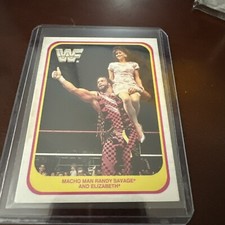 WWF 1991 Merlin Macho Man Randy Savage  #8 Vintage Cards WWE Wrestling
