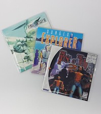 100 PCS PS1 DREAMCAST TGFX-16 MANUAL RESEALABLE PLASTIC BAG SLEEVES