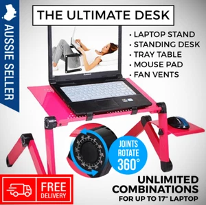Ultimate Laptop Stand Desk - 2 Colours - Adjustable Unlimited 360° Combinations - Picture 1 of 15