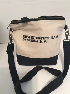 Bolso b&R bandolera negro de lona primer banco estatal Nevada - Imagen 1 de 10