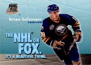 1995-96 Skybox Impact NHL On Fox Brian Holzinger #15 OF 18