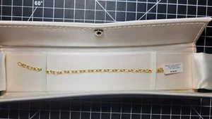 14k Yellow Gold Womens Bracelet 7.5" NWT - Picture 1 of 5