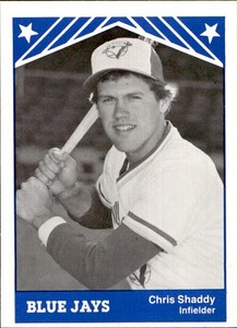 1983 Knoxville Blue Jays TCMA #14 Chris Shaddy Aurora Colorado CO Baseball Card