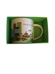 Starbucks Indianapolis Mug You Are Here Collection NEW 14oz - Picture 1 of 5