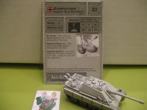 =Axis & Allies Miniatures BASE SET Jagdpanther with card 26/48= - Picture 1 of 1