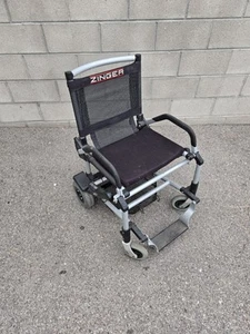 Zinger Power Folding Chair NO CHARGER NO KEY UNTESTED PARTS ONLY - Picture 1 of 6