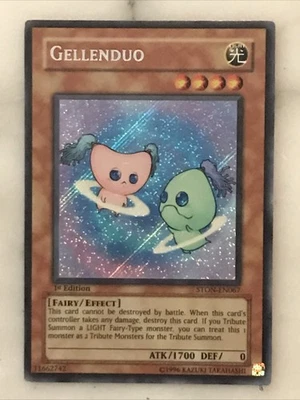 Yu-Gi-Oh! GELLENDUO”  Secret Rare 1st Edition STON-EN067 NM - Image 1 of 4