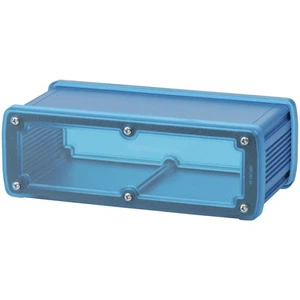 Blue Aluminium Enclosure with Clear Ends - Bild 1 von 2