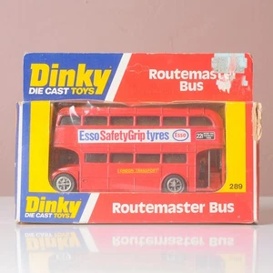 Dinky Toys 289 Routemaster Bus, Red London Transport 221 Double Decker, Esso - Picture 1 of 24