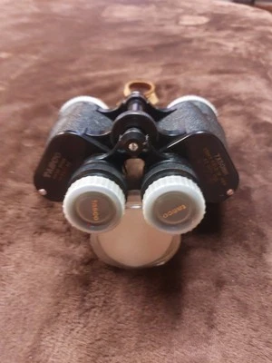 Vintage Tasco Binoculars 7x50 372' at 1000 Yards Fully Coated & Case 650130 Caps - Image 1 of 4