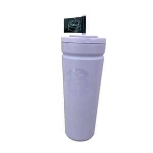 Starbucks 2024 Lavendar with Twist-To-Seal Leakproof Straw Lid Cup 24 oz NEW - Picture 1 of 15