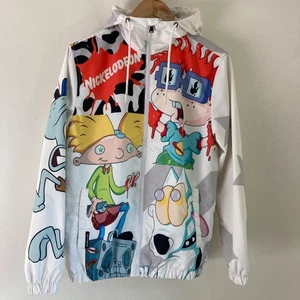 members only nickelodeon hey Arnold Sponge bob jacket size S Preowned - Picture 1 of 7