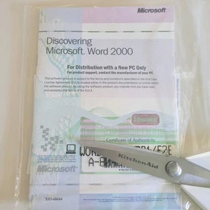 Microsoft Word 2000 CD mit Product Key - Bild 1 von 2