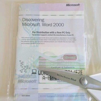 Microsoft Word 2000 CD mit Product Key  - Bild 1 von 2