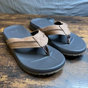 Dockers Herren Flip Flops Sandalen Braun Synthetik Slipper Größe 8 Medium (D, M) - Bild 1 von 9
