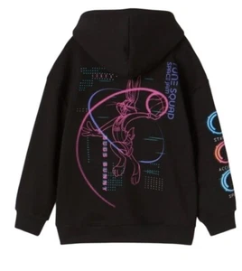 Zara Space Jam Bugs Bunny Hoodie 11-12 Yrs Kids Black Tunic Sweatshirt Tune Squa - Picture 1 of 7