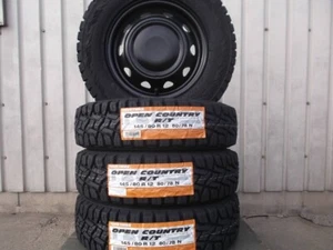 NeoCarrow  Toyo Open Country RT 145/80R12 80/78N Wheel & Tire Clipper Pixis Acty - Photo 1 sur 6