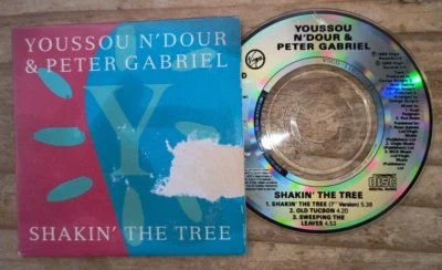 YOUSSOU N'DOUR / PETER GABRIEL "SHAKIN' THE TREE" RARE 3" CD SINGLE Foto 1 de 2