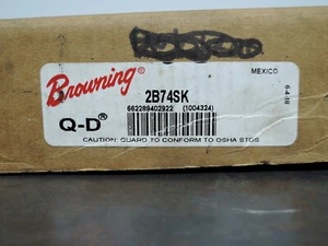 Browning 2B74SK Sheave / Pulley, 7.68" OD, Cast Iron, 2 Groove, New Open Box - Picture 1 of 4