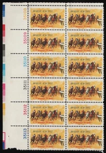 #1528 10c Horse Racing, Plate Block [35108-35113 UL] **ANY 5=FREE SHIPPING** - Picture 1 of 1