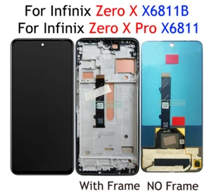 Pantalla LCD negra AMOLED/TFT 6,67 pulgadas para Infinix Zero X X6811B X Pro X6811 - Imagen 1 de 1